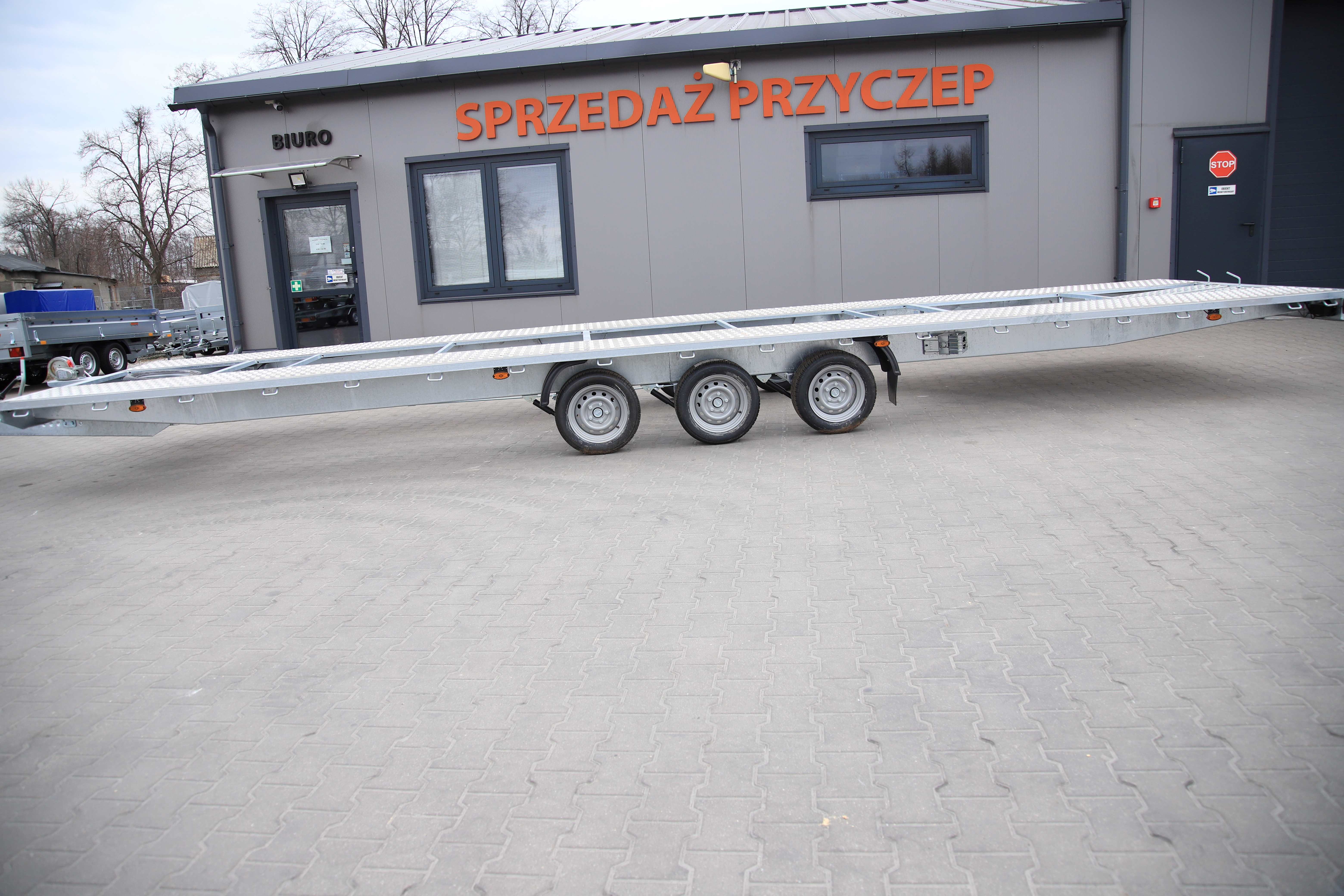 Niewiadów Indianapilis 8.5 Cała prosta - three-axle car transporter, 850x210 cm, GVW 3500 kg - image 3