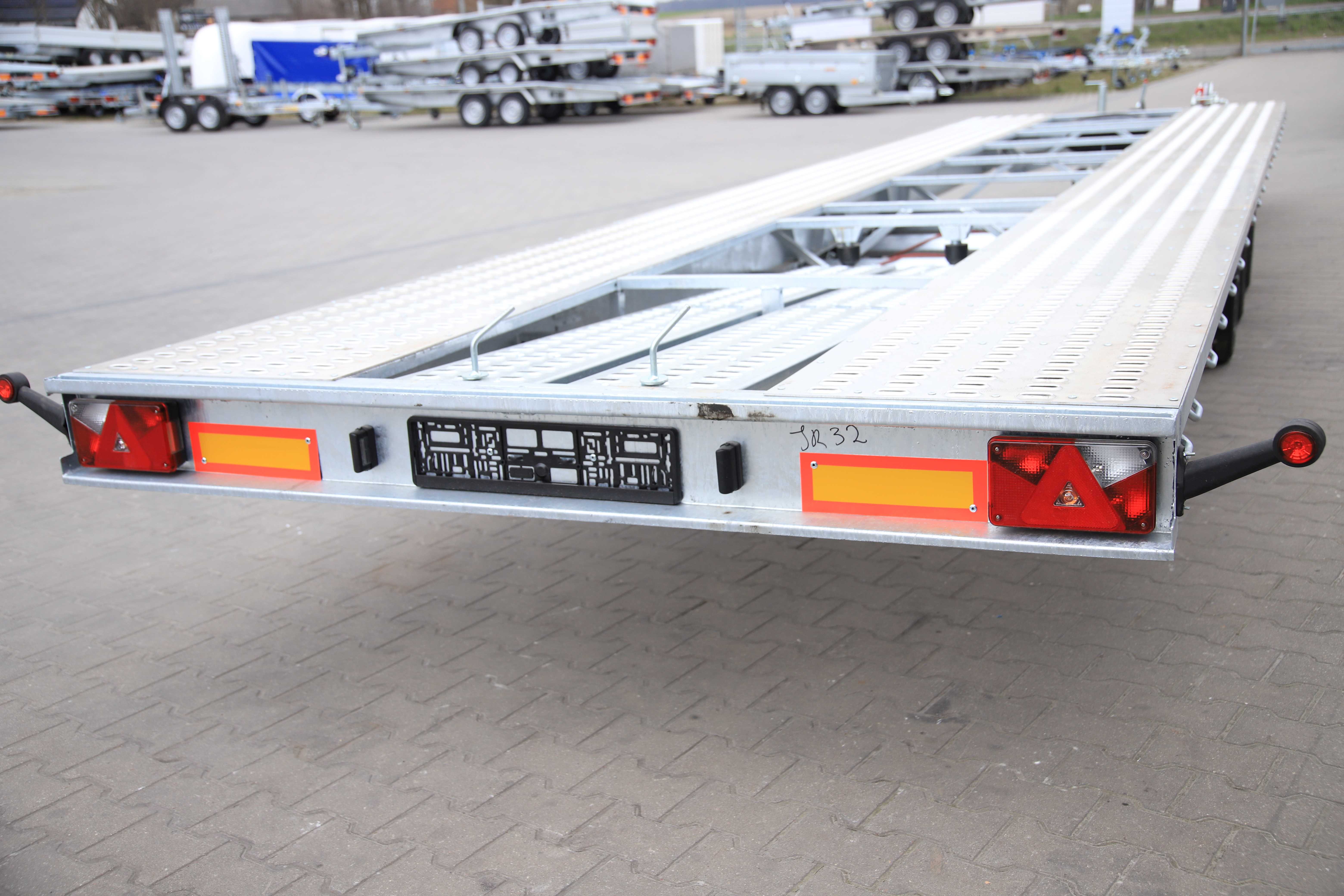 Niewiadów Indianapilis 8.5 Cała prosta - three-axle car transporter, 850x210 cm, GVW 3500 kg - image 8