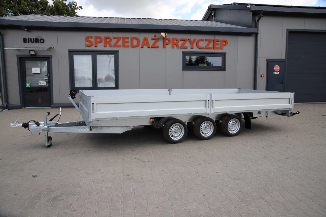 Niewiadów Boss 5.0 13C – przyczepa ciężarowa trzyosiowa, 500x210 cm, DMC 3500 kg - zdjęcie 4