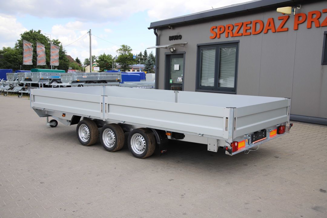 Niewiadów Boss 5.0 13C – przyczepa ciężarowa trzyosiowa, 500x210 cm, DMC 3500 kg - zdjęcie 6