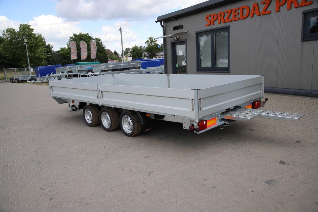 Niewiadów Boss 5.0 13C – przyczepa ciężarowa trzyosiowa, 500x210 cm, DMC 3500 kg - zdjęcie 8