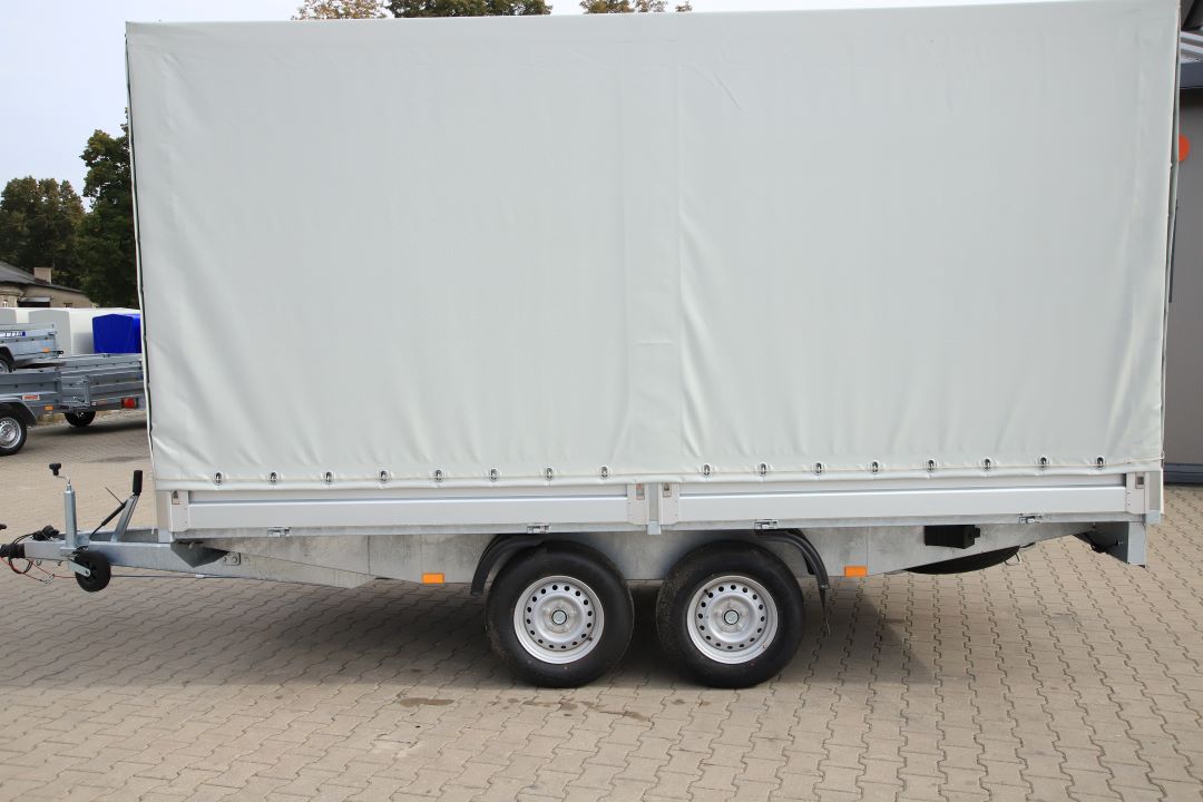 Niewiadów Boss 4.0 - transport trailer with tarpaulin, 400x210 cm, GVW 2700 kg - image 5