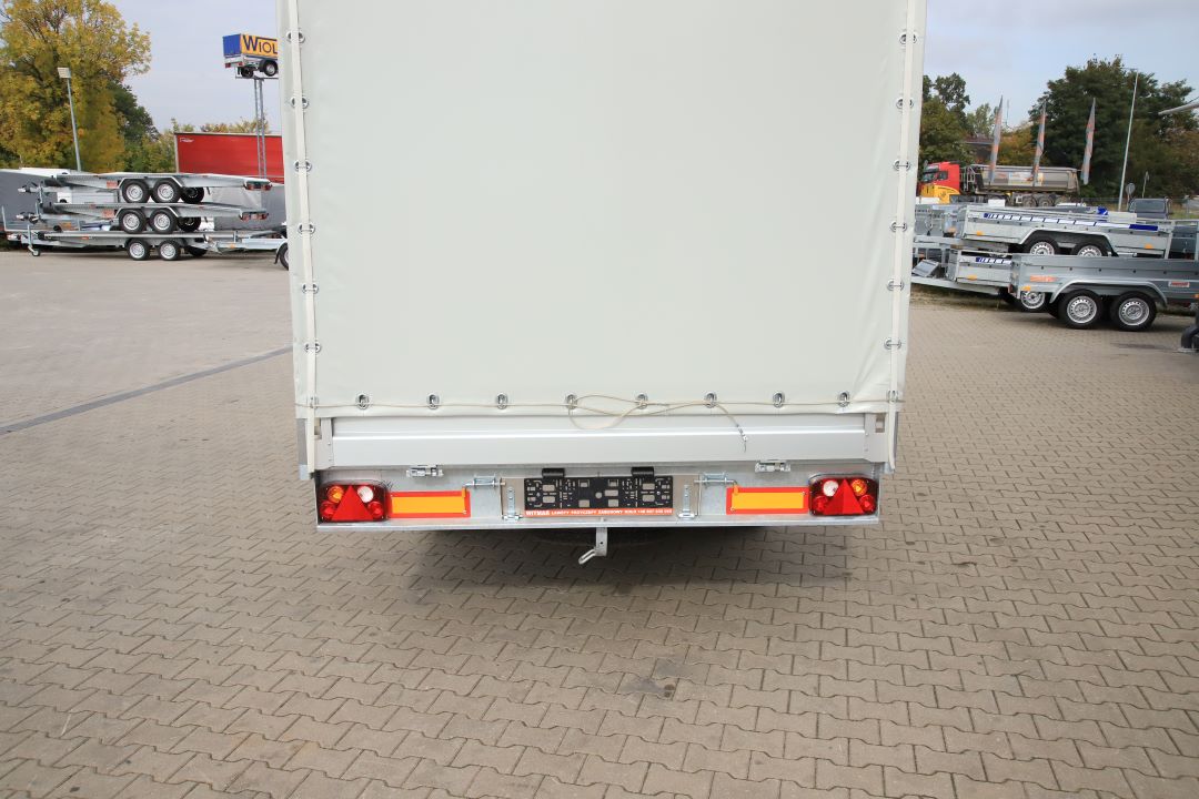 Niewiadów Boss 4.0 - transport trailer with tarpaulin, 400x210 cm, GVW 2700 kg - image 8