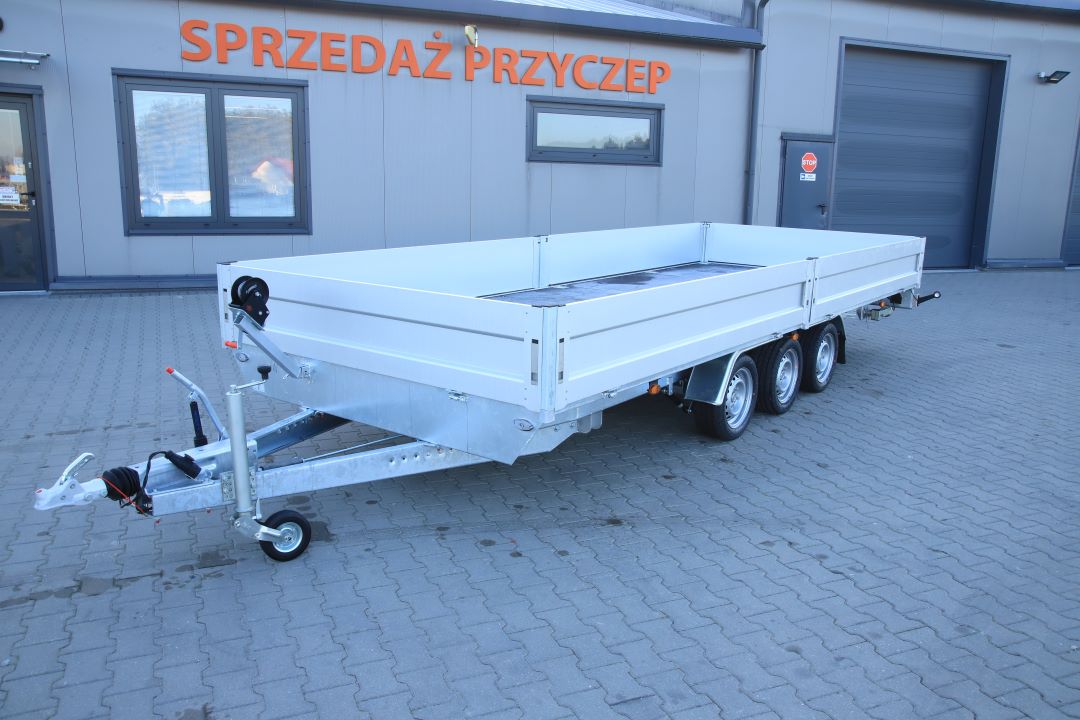 Niewiadów Boss 6 - schwerer dreiachsiger Anhänger, 600x210 cm, zGG 3500 kg