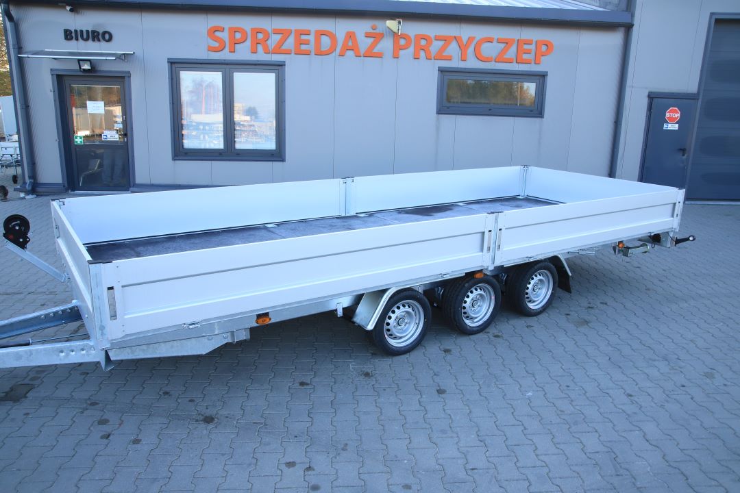 Niewiadów Boss 6 - heavy duty three-axle trailer, 600x210 cm, GVW 3500 kg - image 5