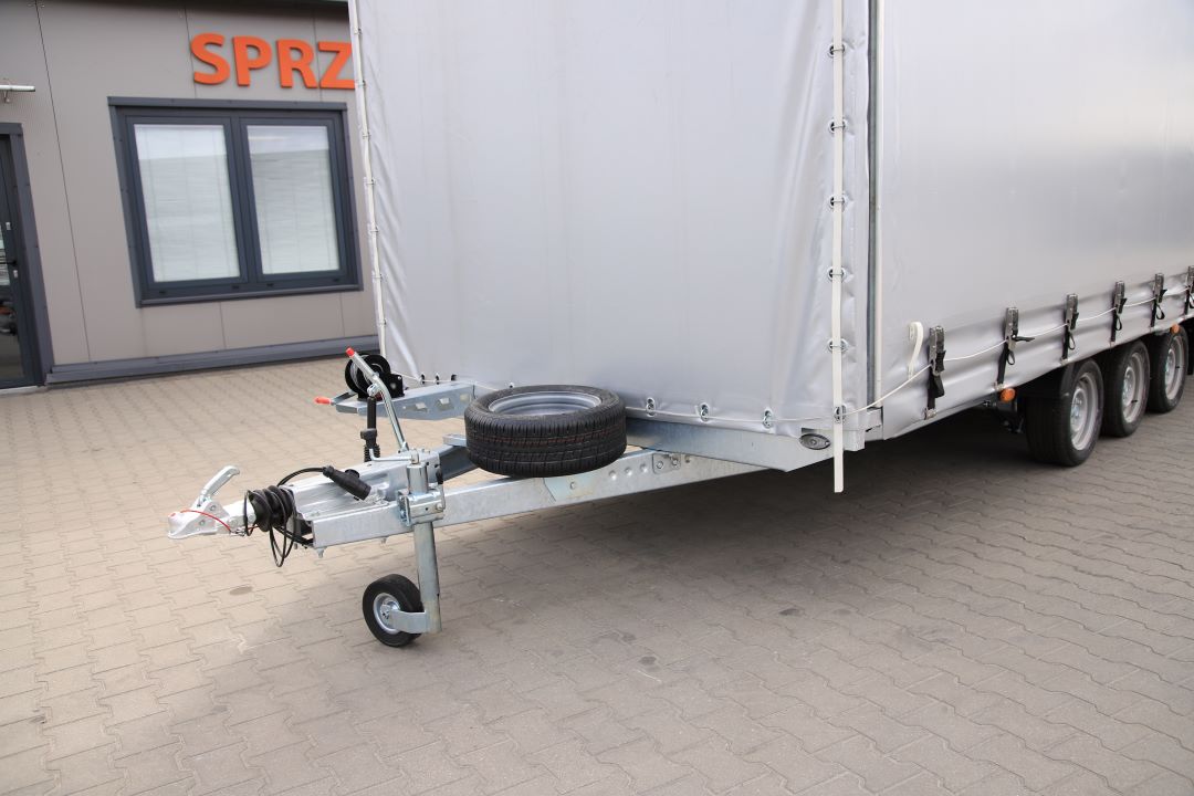 Niewiadów Atlas 13C - transport trailer with tarpaulin, 620x225 cm, GVW 3500 kg - image 3