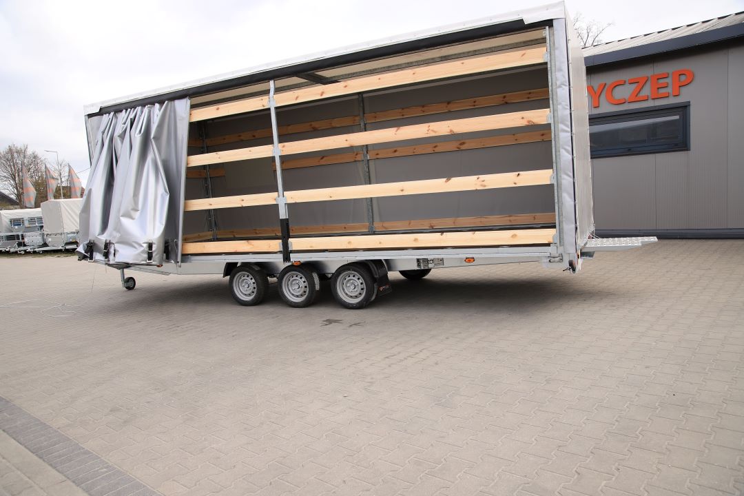 Niewiadów Atlas 13C - transport trailer with tarpaulin, 620x225 cm, GVW 3500 kg - image 8