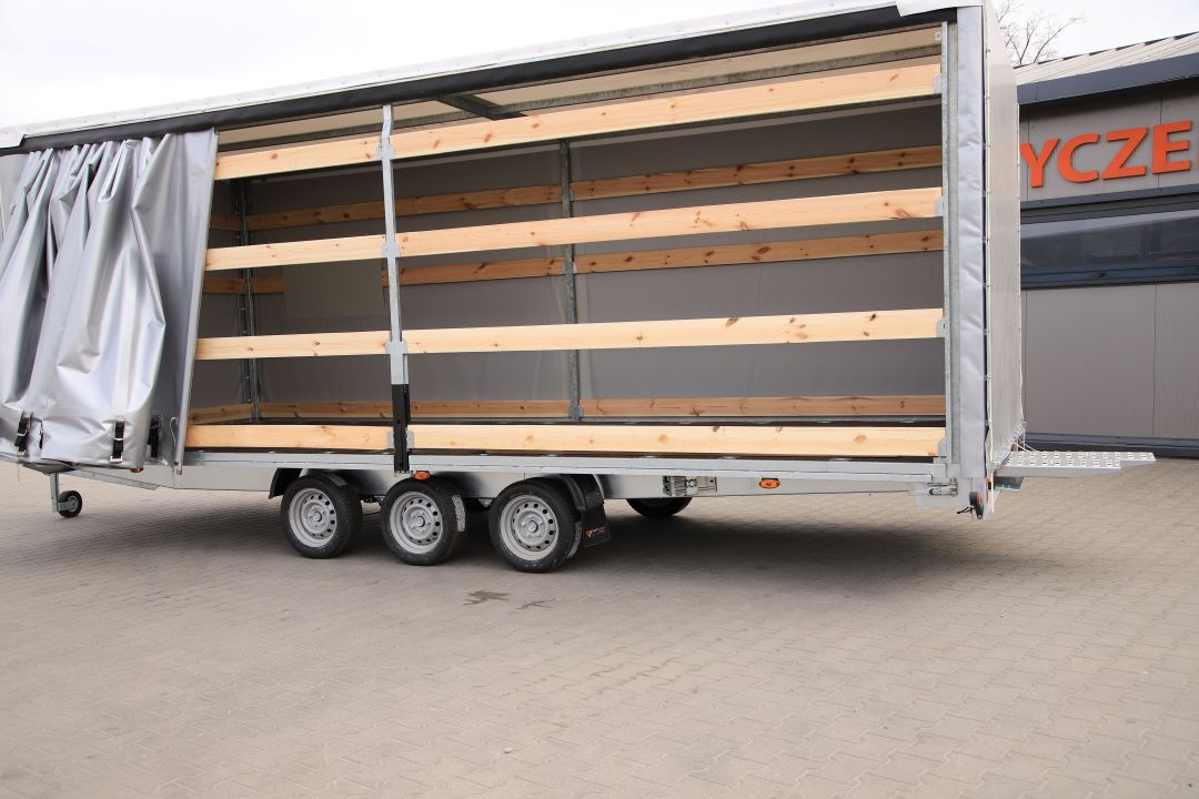 Niewiadów Atlas 13C - transport trailer with tarpaulin, 620x225 cm, GVW 3500 kg - image 9
