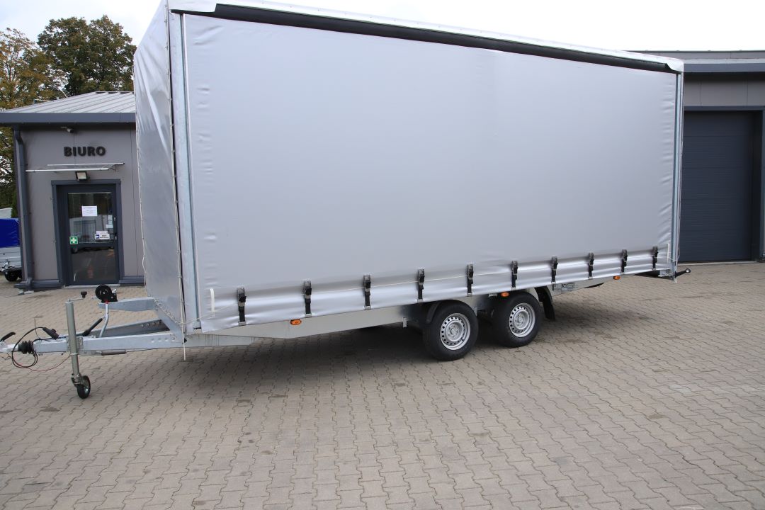 Niewiadów Atlas 14C - transport trailer with tarpaulin, 620x225 cm, GVW 3500 kg - image 2