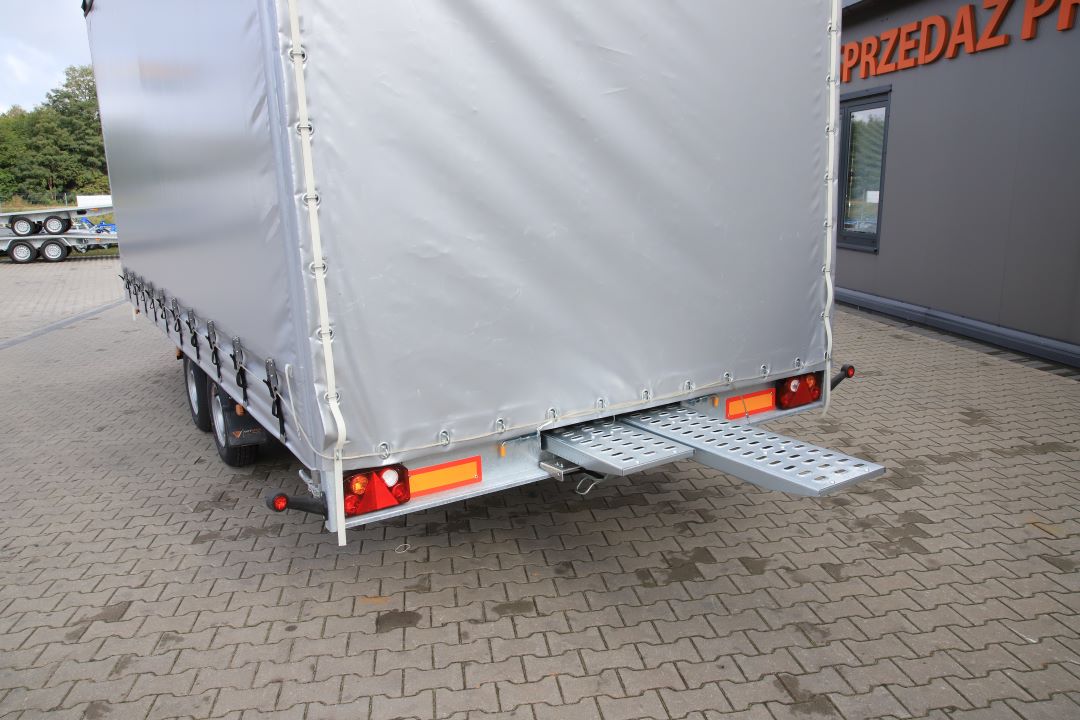 Niewiadów Atlas 14C - transport trailer with tarpaulin, 620x225 cm, GVW 3500 kg - image 9