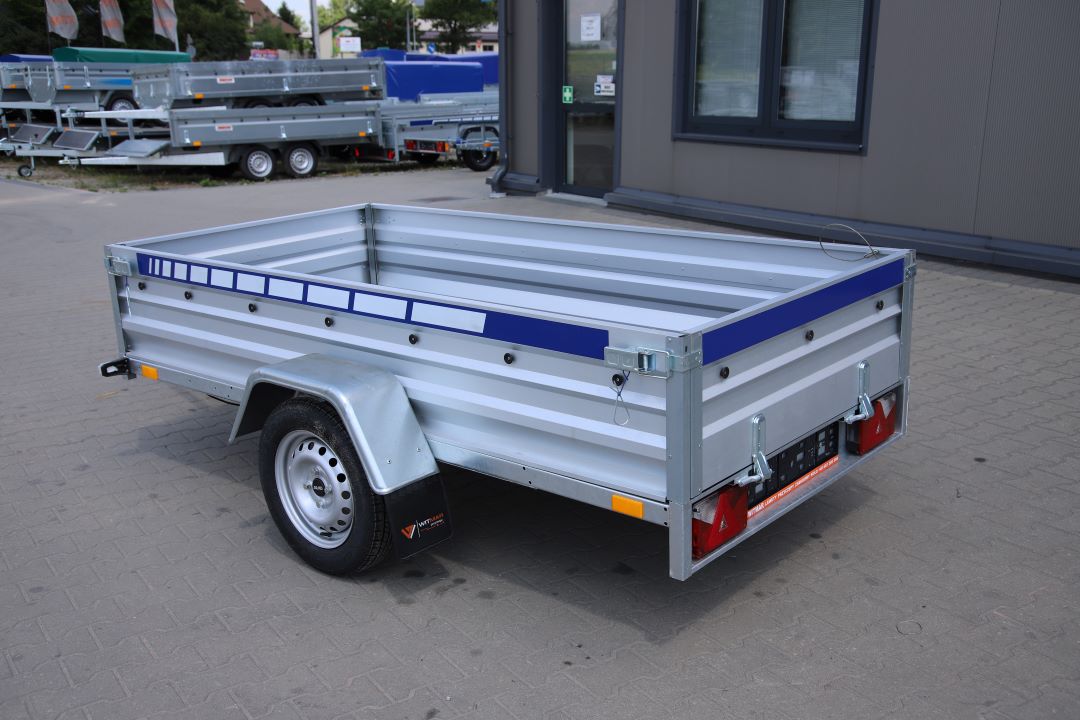 Niewiadów BO725U - light single-axle trailer, 244x132 cm, GVW 750 kg - image 4
