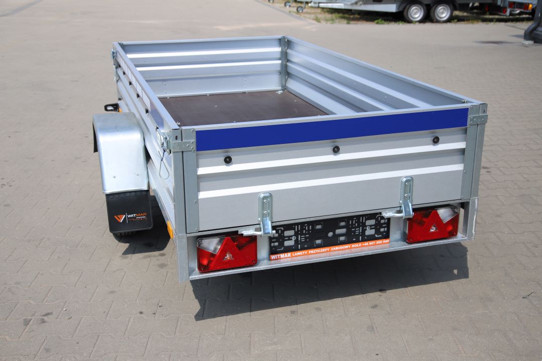 Niewiadów BO725U - light single-axle trailer, 244x132 cm, GVW 750 kg - image 5