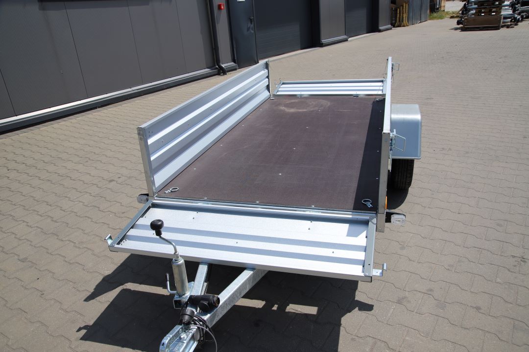 Niewiadów BO725U - light single-axle trailer, 244x132 cm, GVW 750 kg - image 6