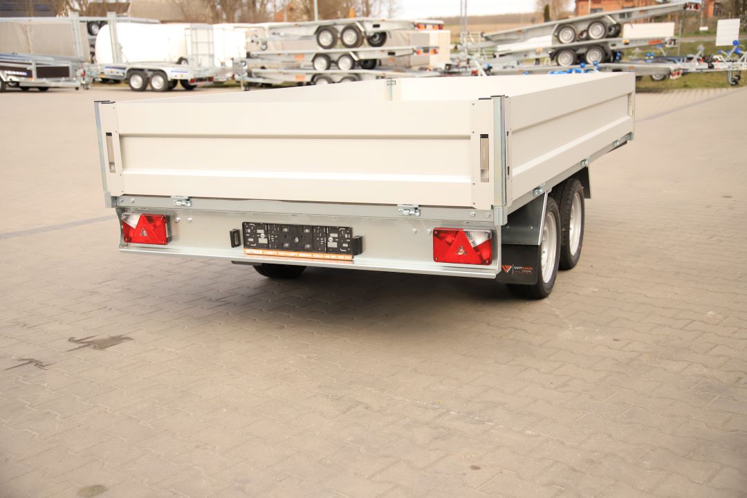 Niewiadów Condor - heavy duty twin-axle trailer, 330x180 cm, GVW 2700 kg - image 6
