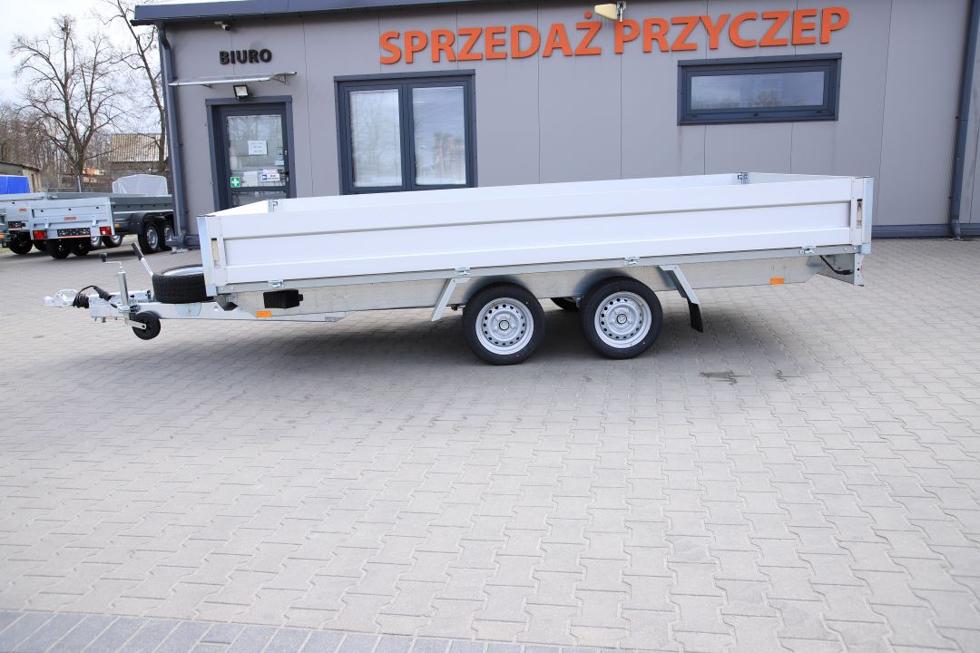 Niewiadów Condor III - heavy duty twin-axle trailer, 400x200 cm, GVW 2700 kg - image 3
