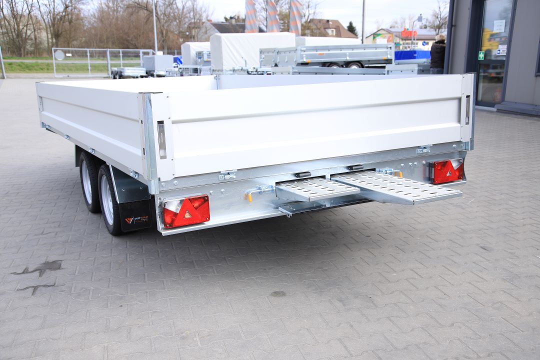 Niewiadów Condor III - heavy duty twin-axle trailer, 400x200 cm, GVW 2700 kg - image 6