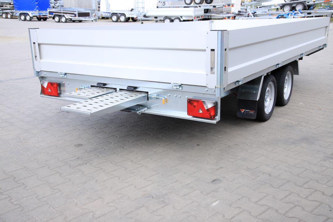 Niewiadów Condor III - heavy duty twin-axle trailer, 400x200 cm, GVW 2700 kg - image 7