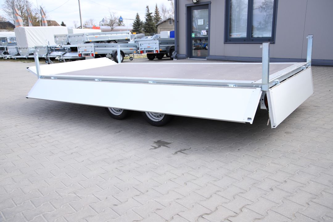 Niewiadów Condor III - heavy duty twin-axle trailer, 400x200 cm, GVW 2700 kg - image 9