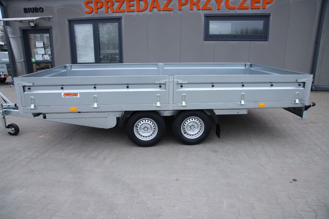 Neptun Nordica N20-420 2 kps - heavy duty twin-axle trailer, 420x215 cm, GVW 2000 kg - image 4