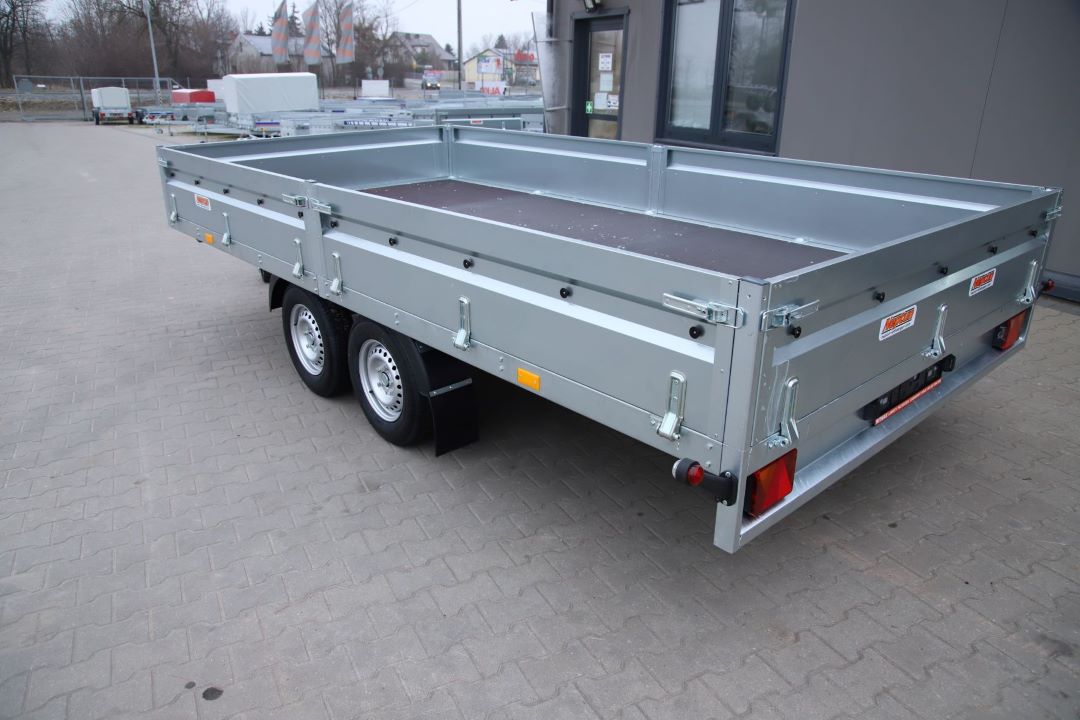 Neptun Nordica N20-420 2 kps - heavy duty twin-axle trailer, 420x215 cm, GVW 2000 kg - image 5