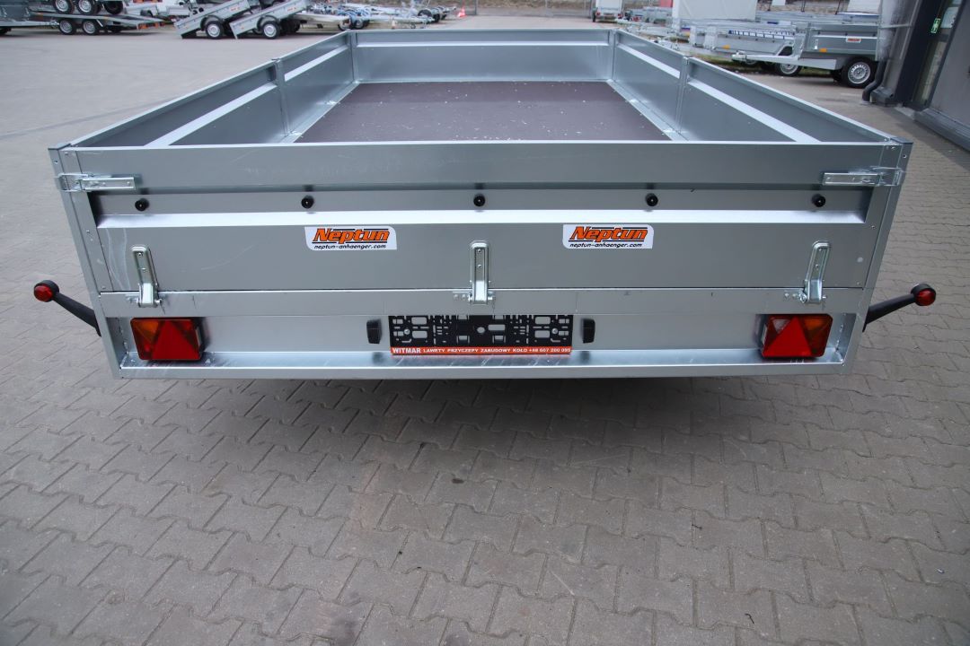 Neptun Nordica N20-420 2 kps - heavy duty twin-axle trailer, 420x215 cm, GVW 2000 kg - image 6