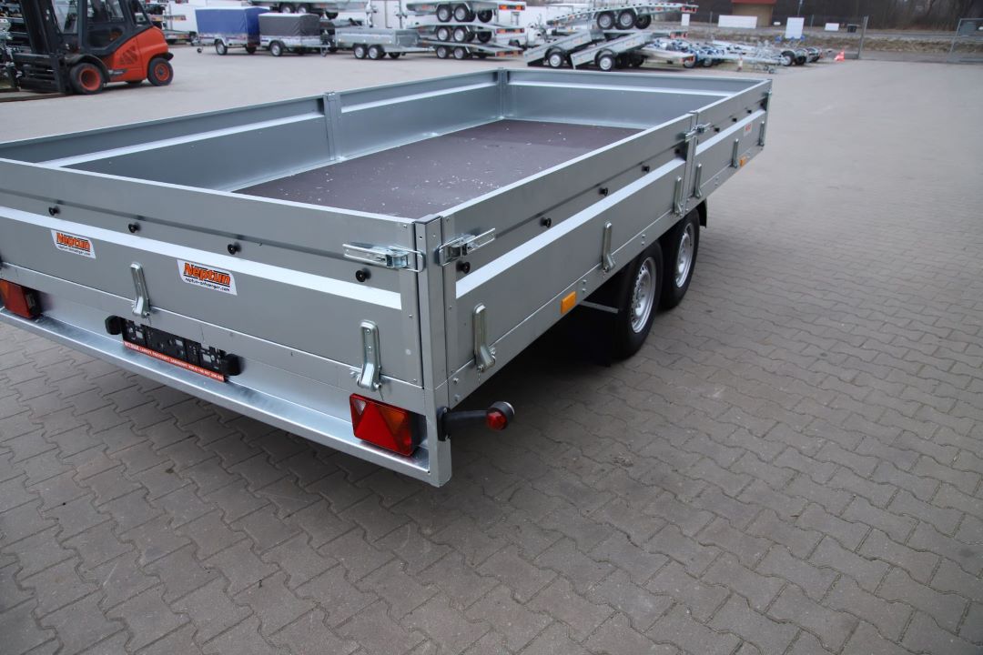 Neptun Nordica N20-420 2 kps - heavy duty twin-axle trailer, 420x215 cm, GVW 2000 kg - image 7