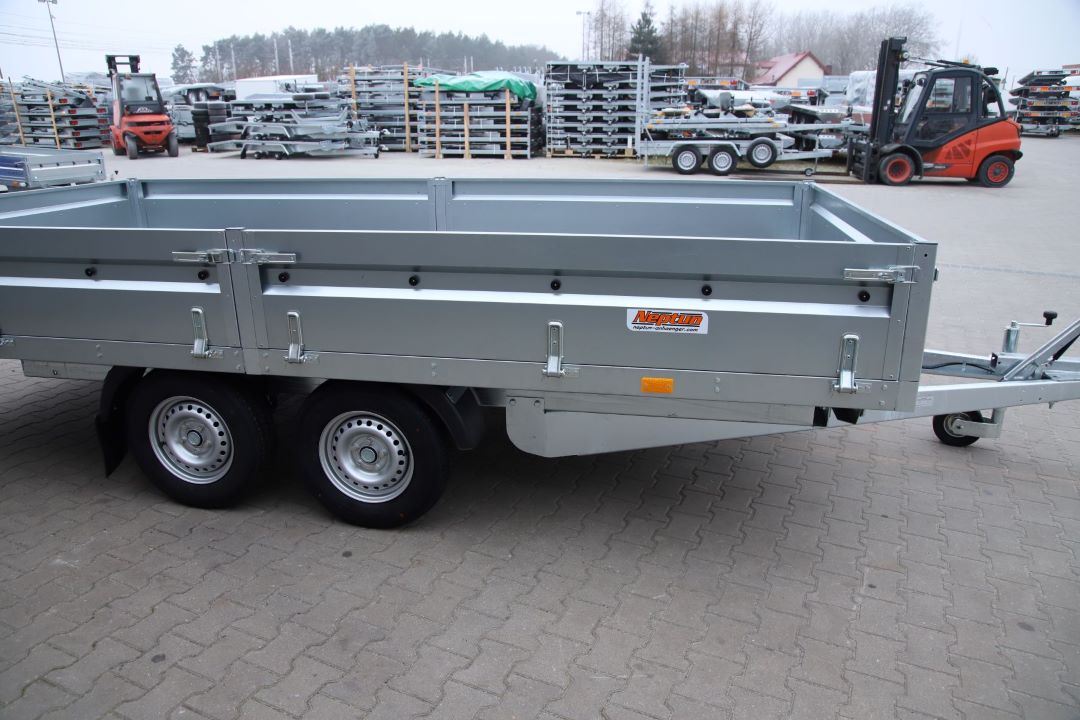 Neptun Nordica N20-420 2 kps - heavy duty twin-axle trailer, 420x215 cm, GVW 2000 kg - image 9