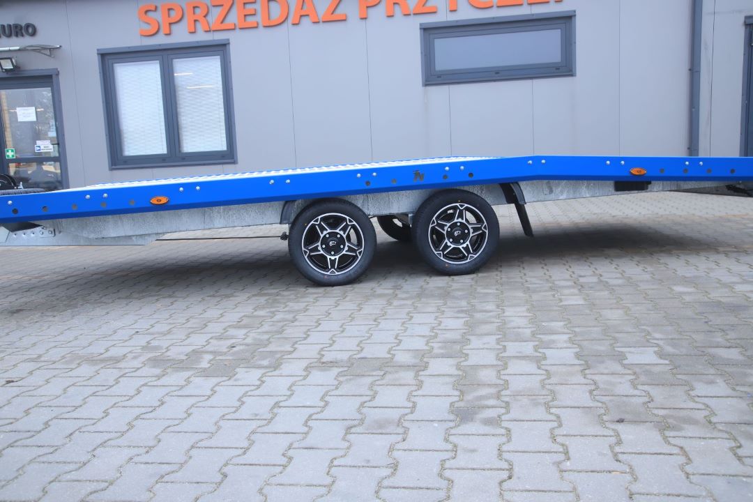 Niewiadów Jupiter NM 4.5 13C alu ryfel niebieska blenda alu felgi - zweiachsiger Autotransporter, 450x195 cm, zGG 2700 kg - Bild 5