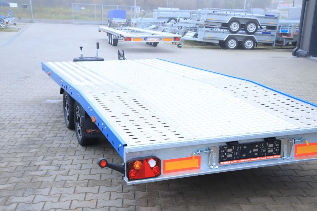 Niewiadów Jupiter NM 4.5 13C alu ryfel niebieska blenda alu felgi - zweiachsiger Autotransporter, 450x195 cm, zGG 2700 kg - Bild 9