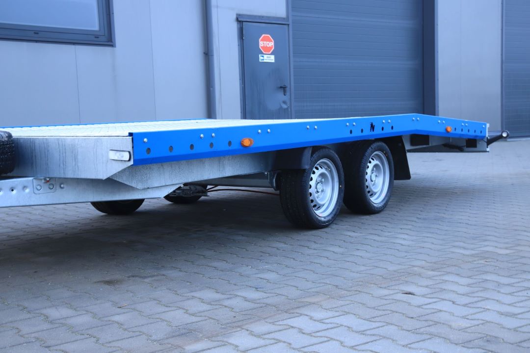 Niewiadów Jupiter NM 4.5 13C niebieska blenda - twin-axle car transporter, 450x195 cm, GVW 2700 kg - image 3