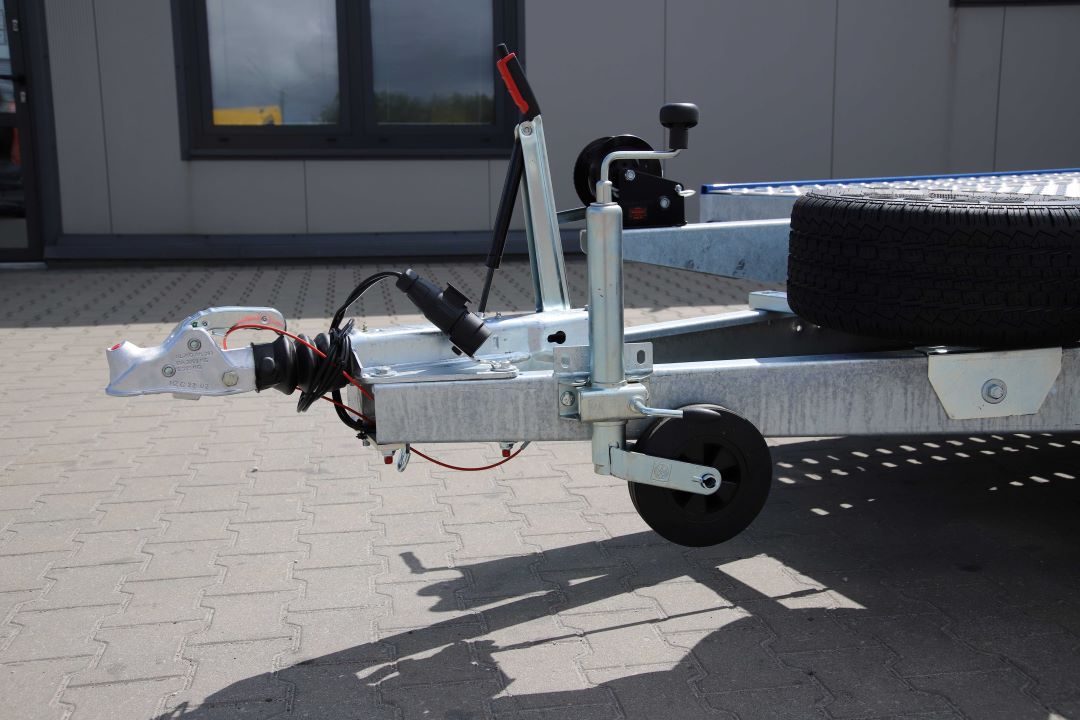 Niewiadów Jupiter NM 4.5 10C alu ryfel niebieska blenda - zweiachsiger Autotransporter, 450x195 cm, zGG 2700 kg - Bild 2