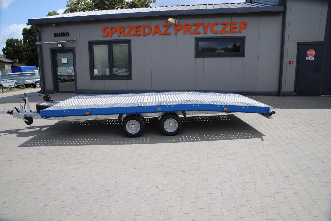 Niewiadów Jupiter NM 4.5 10C alu ryfel niebieska blenda - zweiachsiger Autotransporter, 450x195 cm, zGG 2700 kg - Bild 4