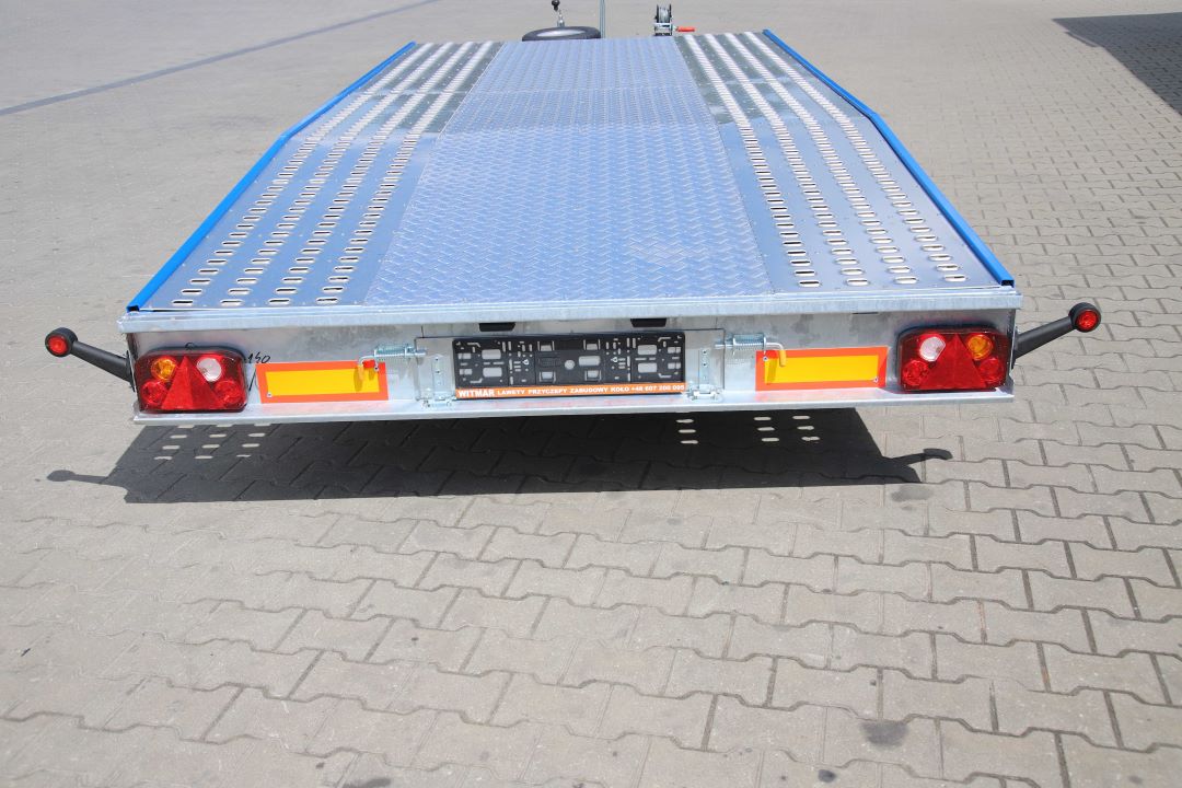 Niewiadów Jupiter NM 4.5 10C alu ryfel niebieska blenda - zweiachsiger Autotransporter, 450x195 cm, zGG 2700 kg - Bild 6