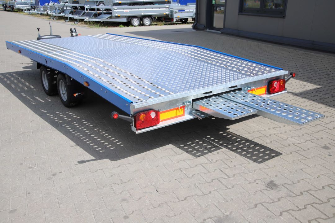 Niewiadów Jupiter NM 4.5 10C alu ryfel niebieska blenda - zweiachsiger Autotransporter, 450x195 cm, zGG 2700 kg - Bild 7