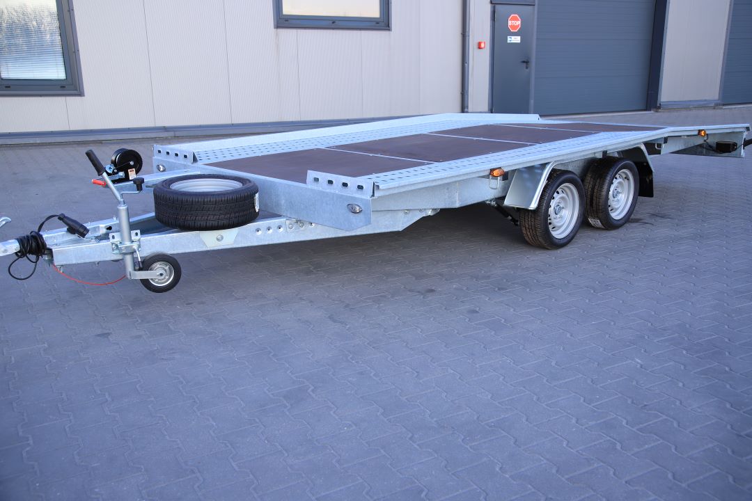Niewiadów Jupiter SM 4.5 13C sklejka - twin-axle car transporter, 450x210 cm, GVW 2700 kg - image 3