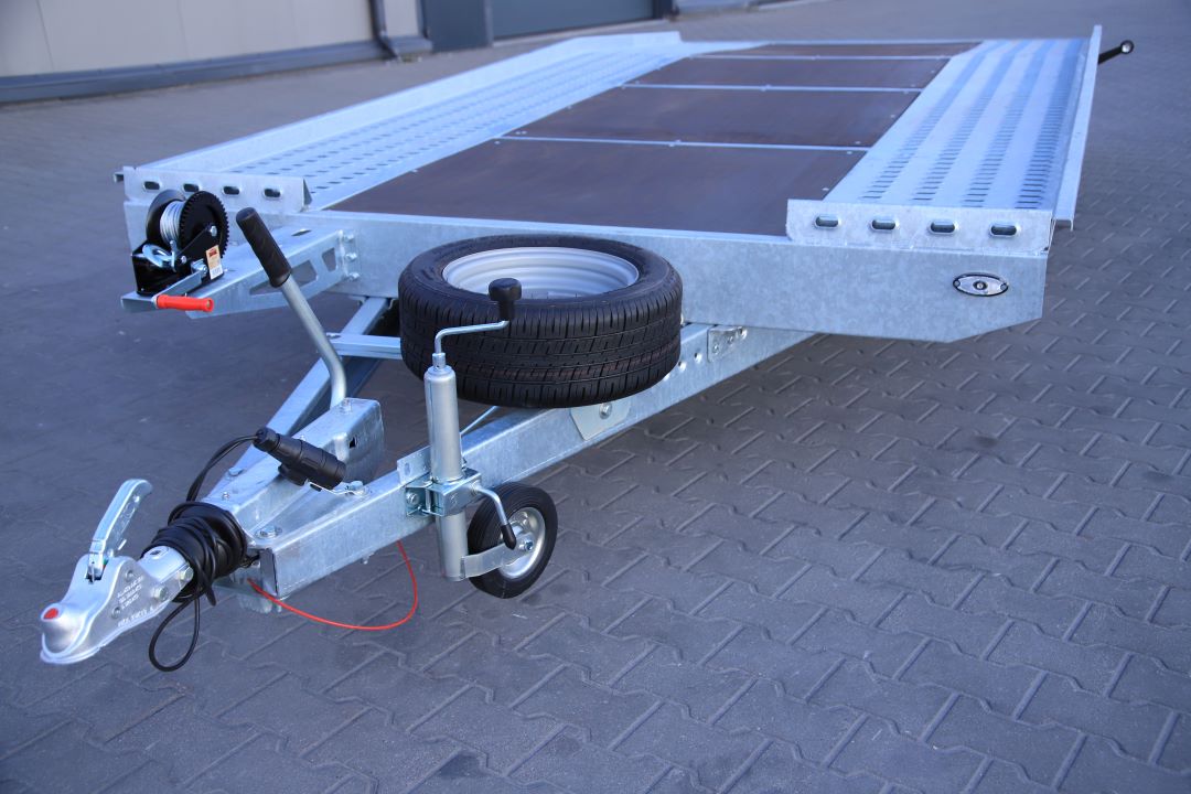 Niewiadów Jupiter SM 4.5 13C sklejka - twin-axle car transporter, 450x210 cm, GVW 2700 kg - image 5