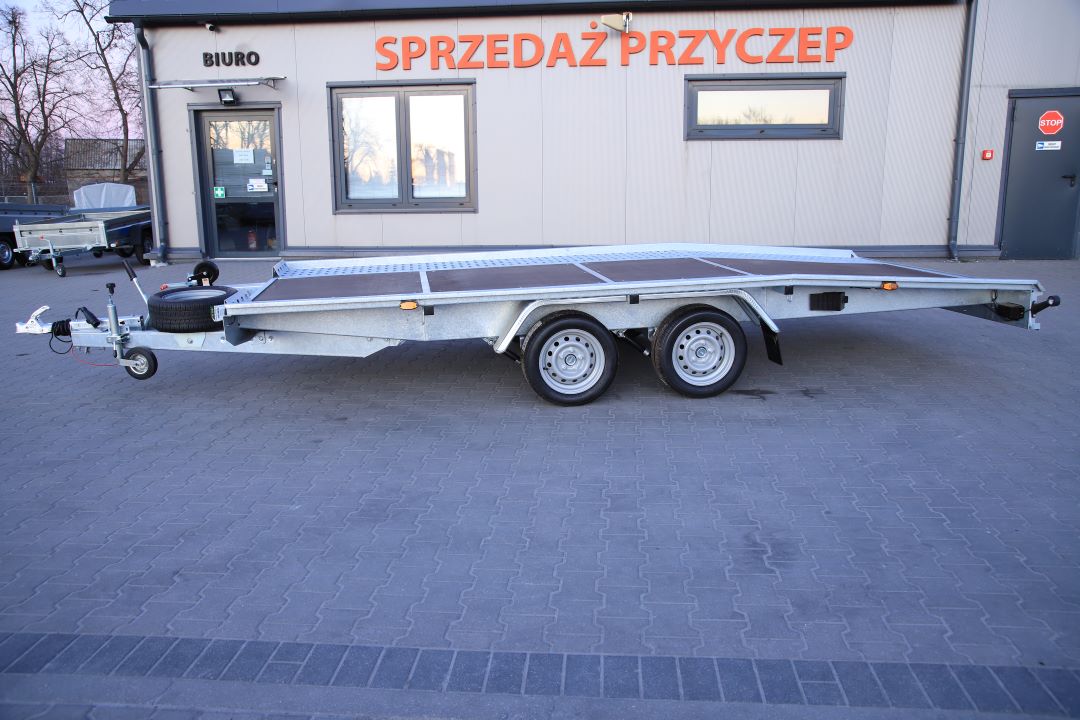 Niewiadów Jupiter SM 4.5 13C sklejka - twin-axle car transporter, 450x210 cm, GVW 2700 kg - image 7