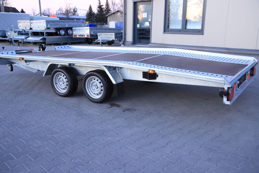 Niewiadów Jupiter SM 4.5 13C sklejka - twin-axle car transporter, 450x210 cm, GVW 2700 kg - image 8