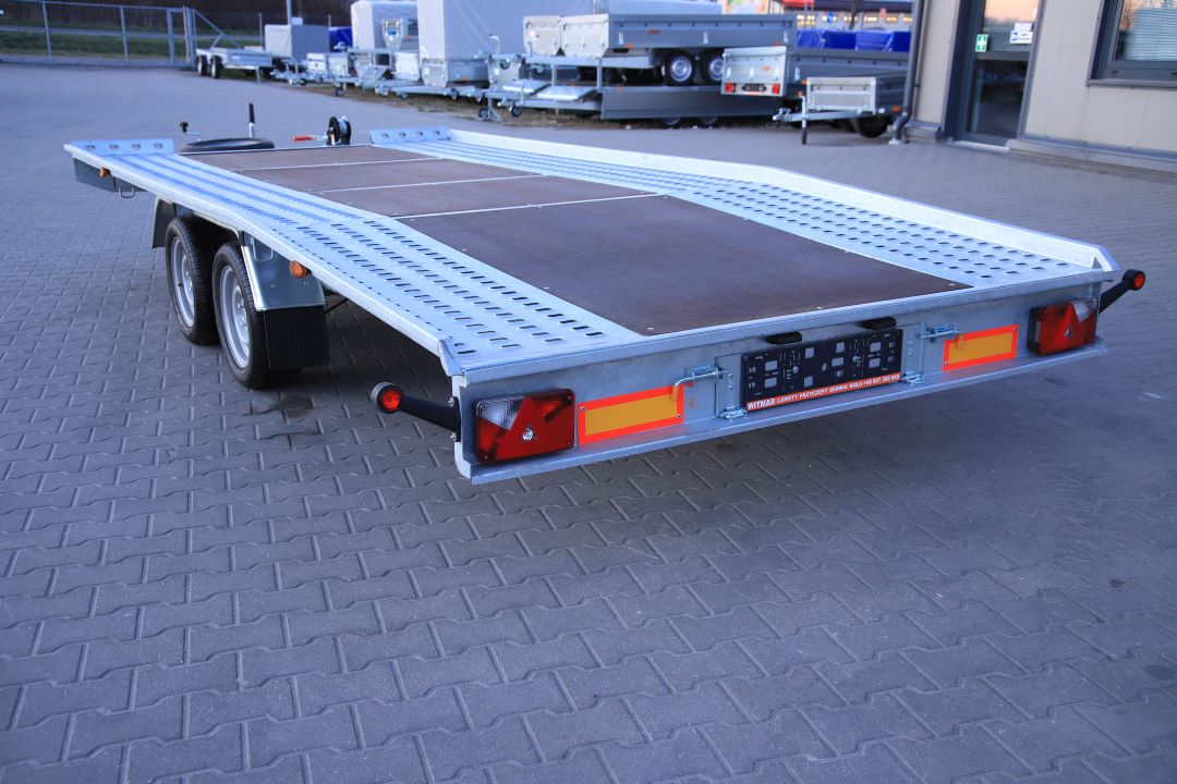 Niewiadów Jupiter SM 4.5 13C sklejka - twin-axle car transporter, 450x210 cm, GVW 2700 kg - image 9