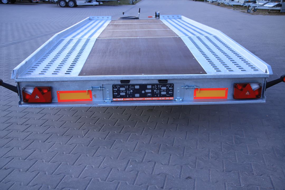 Niewiadów Jupiter SM 4.5 13C sklejka - twin-axle car transporter, 450x210 cm, GVW 2700 kg - image 10