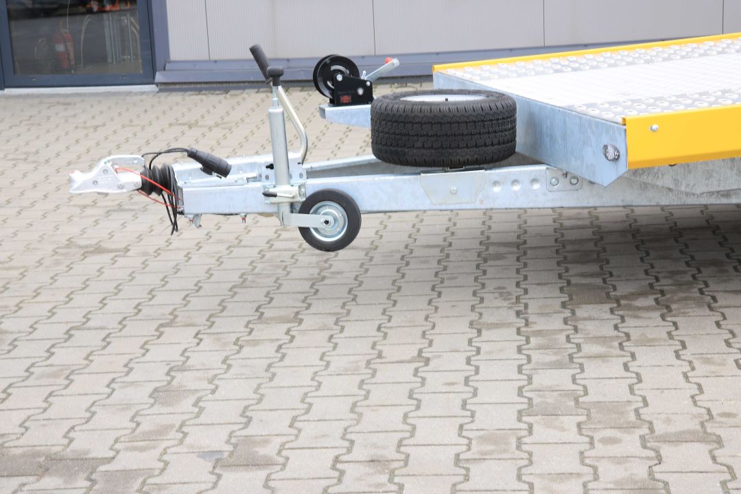Niewiadów Jupiter NM 4.5 10C alu ryfel żółta blenda - zweiachsiger Autotransporter, 450x195 cm, zGG 2700 kg - Bild 2