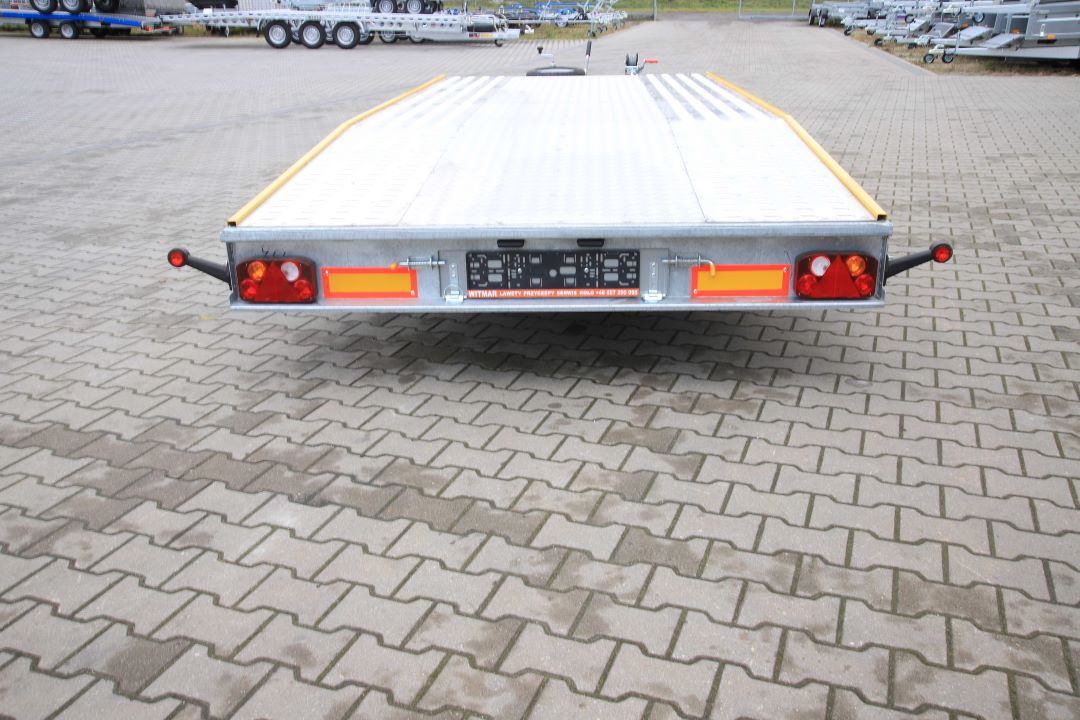 Niewiadów Jupiter NM 4.5 10C alu ryfel żółta blenda - zweiachsiger Autotransporter, 450x195 cm, zGG 2700 kg - Bild 9