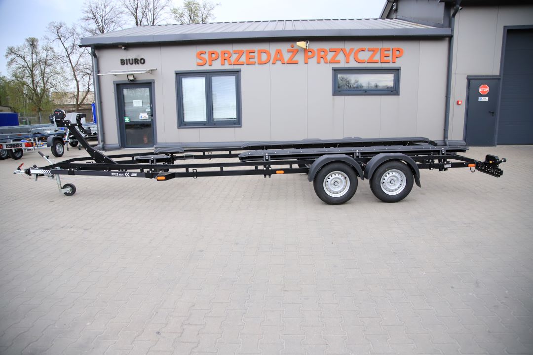 Lorries PP25-8025 tylne lampy LED w kolorze czarnym - boat trailer, 780x252 cm, GVW 2700 kg - image 7