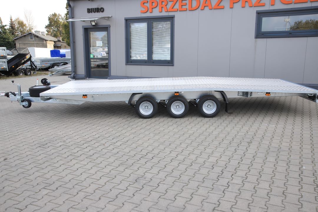 Niewiadów Jupiter NM 5.5 10C alu ryfel - dreiachsiger Autotransporter, 550x210 cm, zGG 3500 kg - Bild 6
