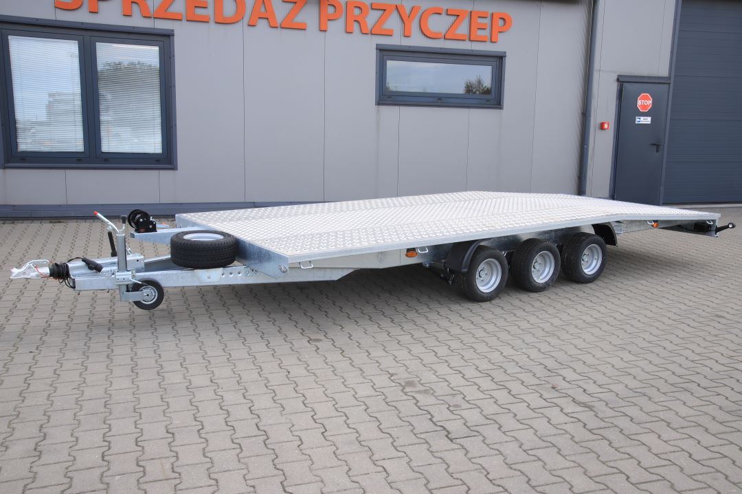 Niewiadów Jupiter NM 6 10C alu ryfel - dreiachsiger Autotransporter, 600x210 cm, zGG 3500 kg