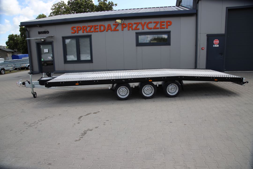 Niewiadów Jupiter NM 5 13C alu ryfel czarna blenda - dreiachsiger Autotransporter, 550x210 cm, zGG 3500 kg - Bild 4