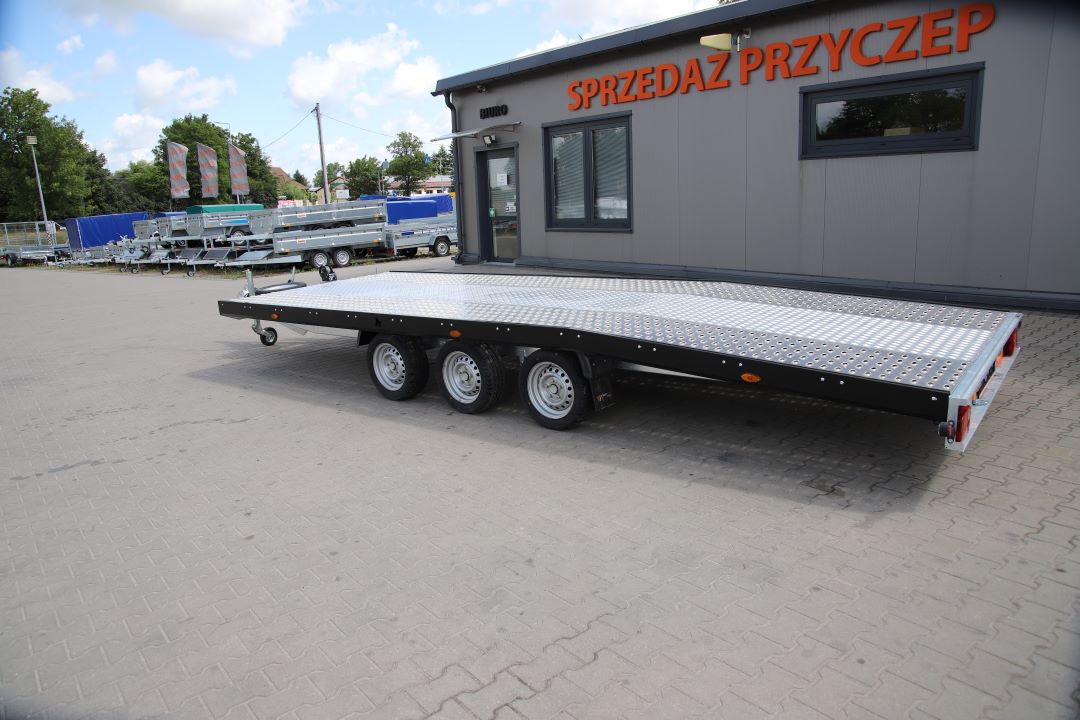 Niewiadów Jupiter NM 5 13C alu ryfel czarna blenda - dreiachsiger Autotransporter, 550x210 cm, zGG 3500 kg - Bild 5