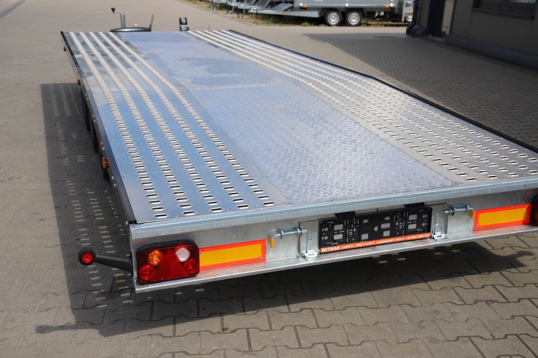 Niewiadów Jupiter NM 5 13C alu ryfel czarna blenda - dreiachsiger Autotransporter, 550x210 cm, zGG 3500 kg - Bild 6