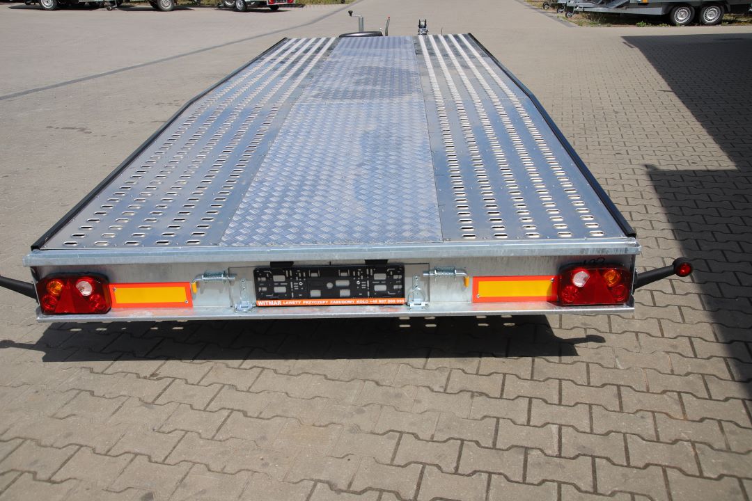 Niewiadów Jupiter NM 5 13C alu ryfel czarna blenda - dreiachsiger Autotransporter, 550x210 cm, zGG 3500 kg - Bild 7