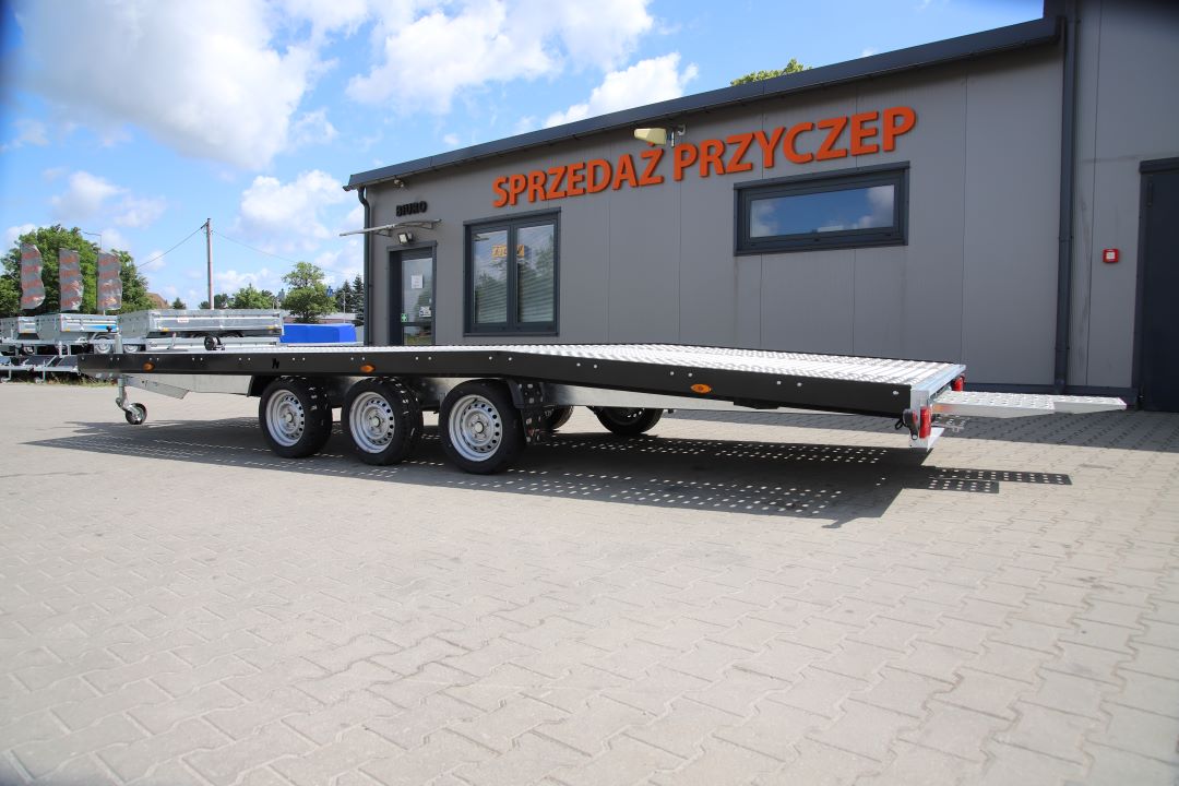 Niewiadów Jupiter NM 5 13C alu ryfel czarna blenda - dreiachsiger Autotransporter, 550x210 cm, zGG 3500 kg - Bild 9